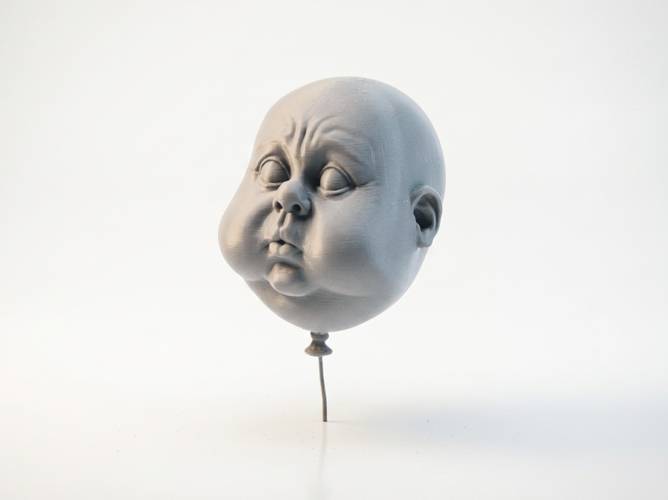 Airhead Baby Face Sculpture Miscellaneous 3D Printable