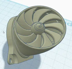 shroud fan Prusa MINI (turbine)
