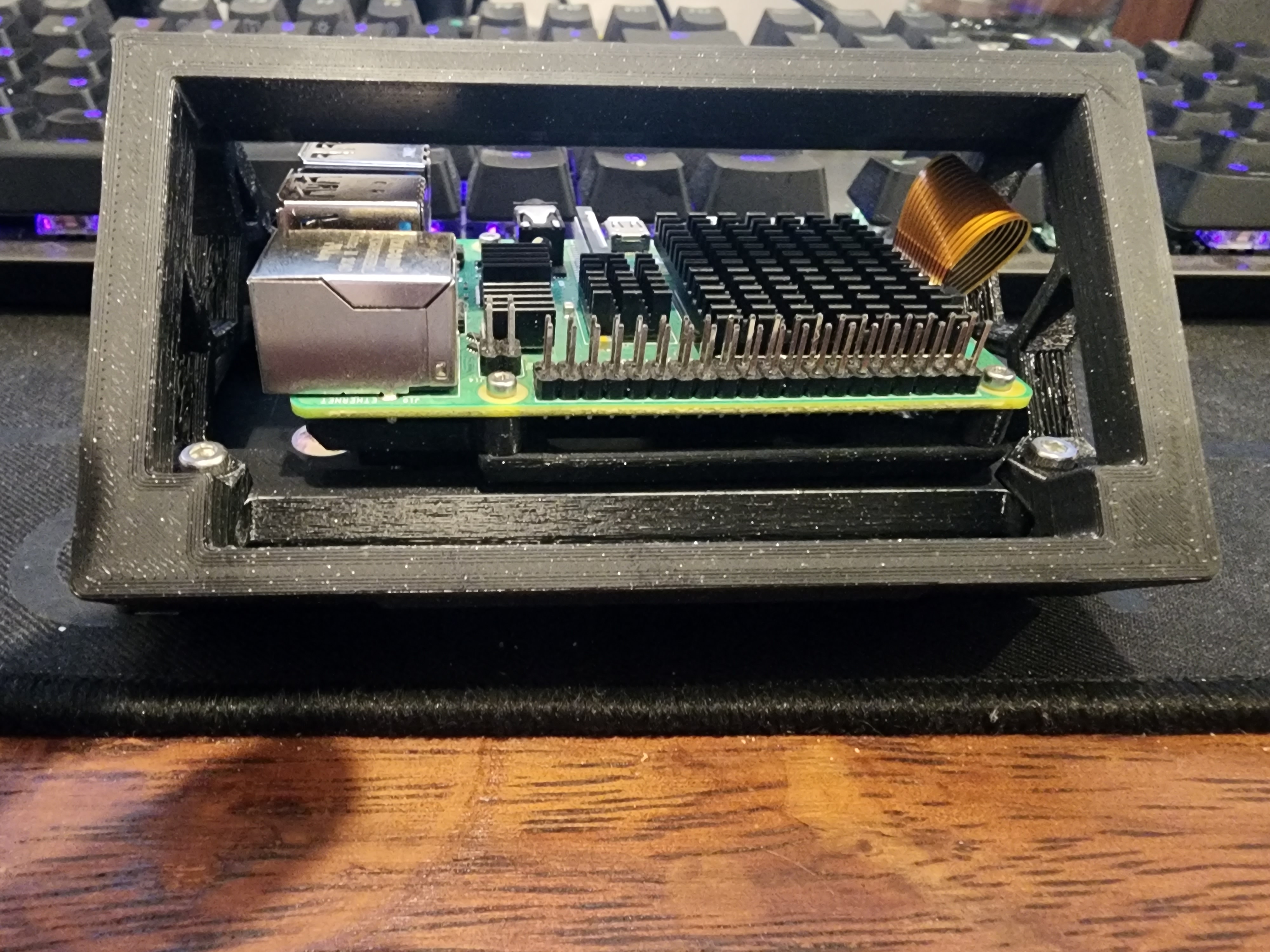 BTT PITFT50 Pi Mount by PowahSerg Download free STL model