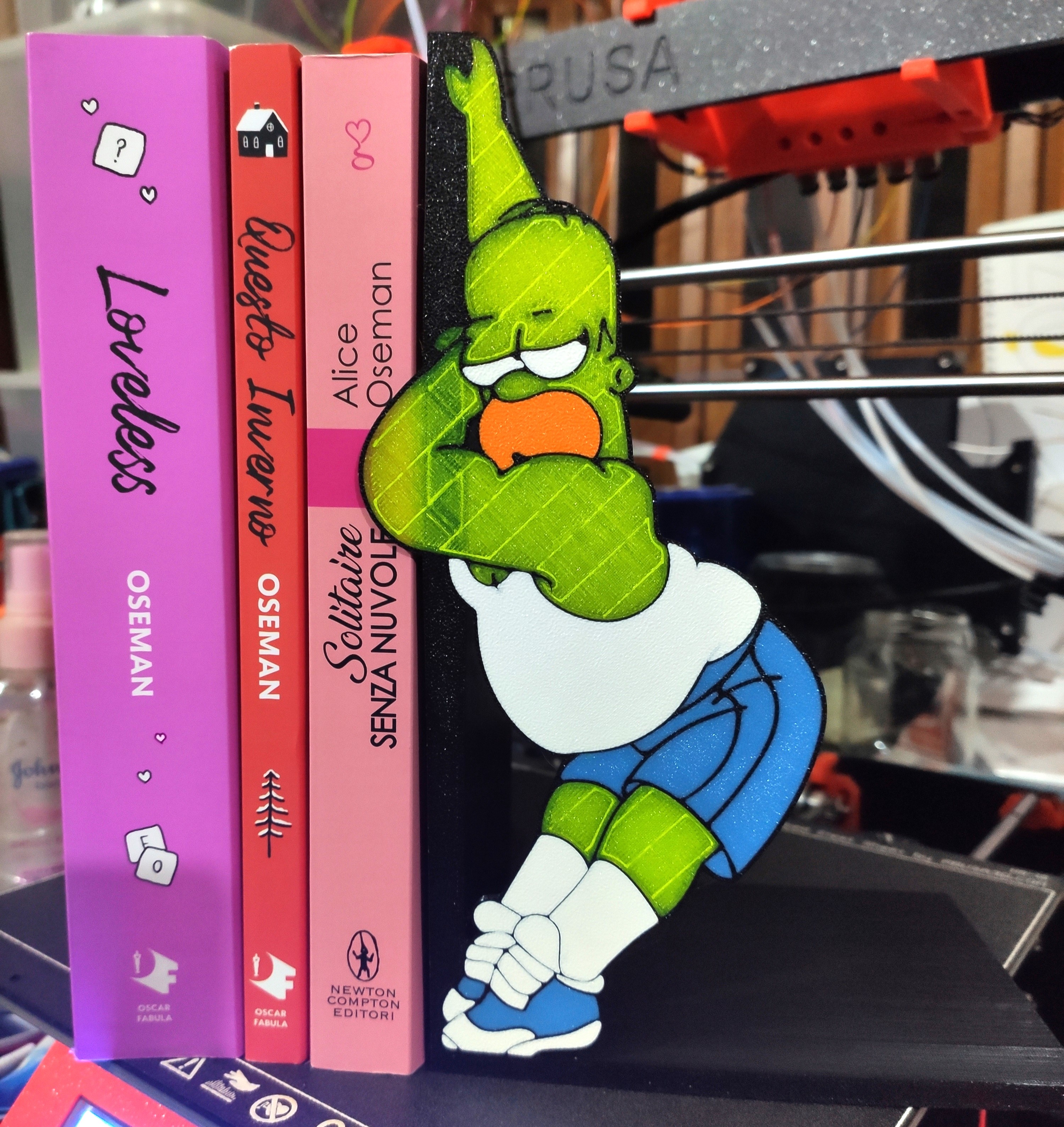 Homer Pole Dance Bookends