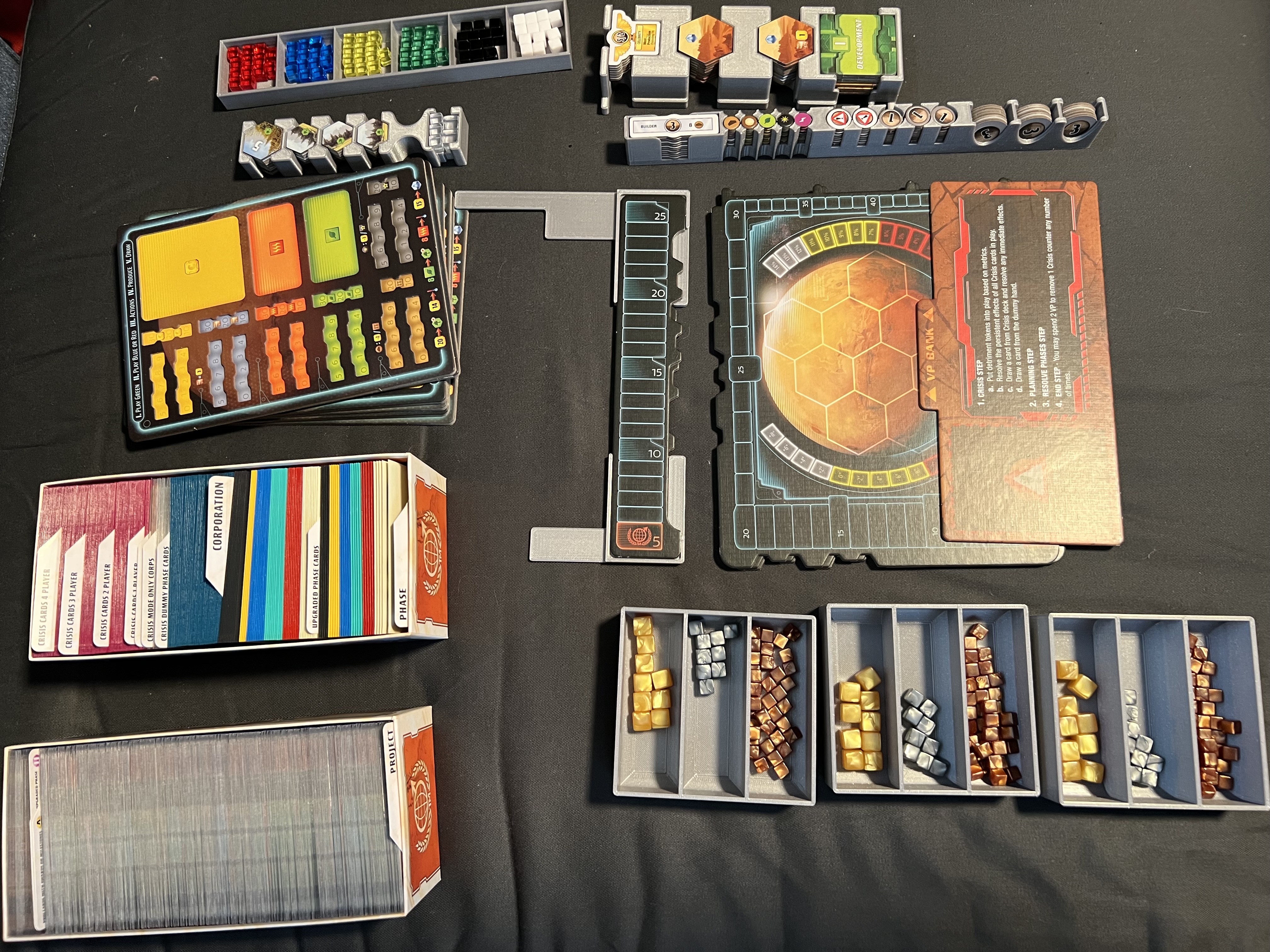 Terraforming Mars Ares Expedition Insert (With Expansions)