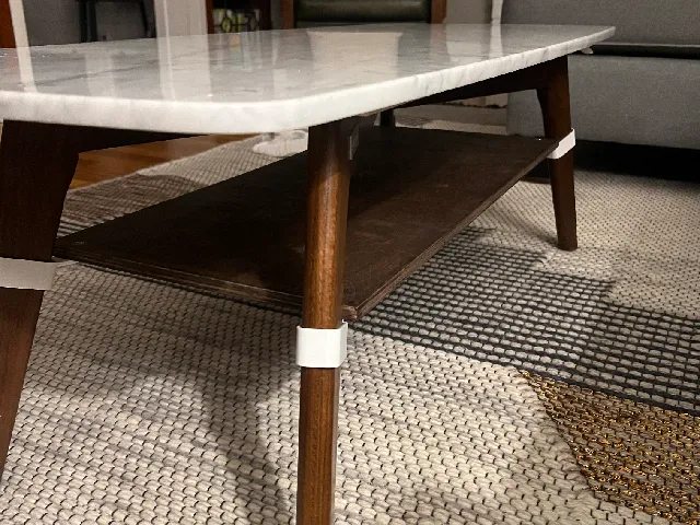 Vena Coffee Table lower shelf brackets