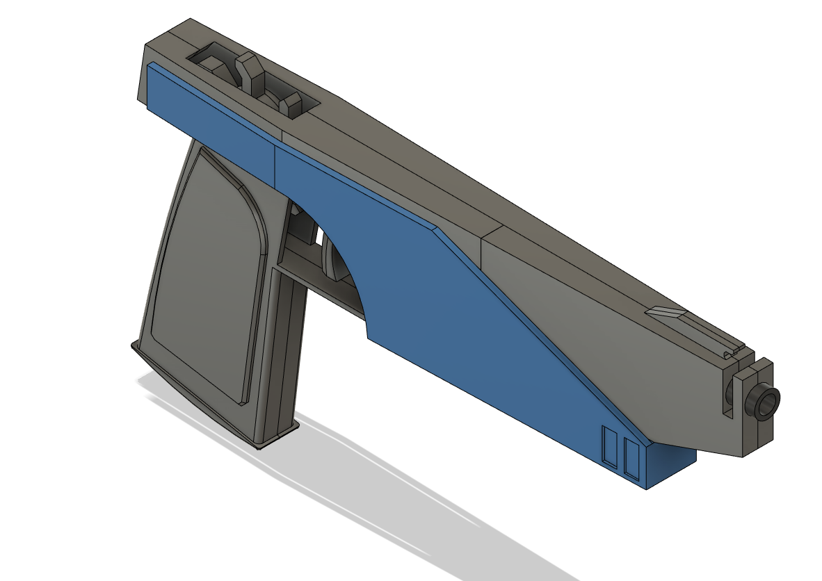 Mandalorian Westar-35 Blaster/Rubber Band Gun By Spudhunter | Download ...