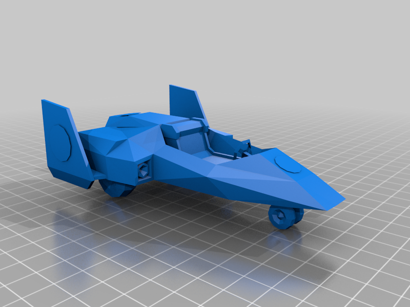 Blue Falcon by Tigerar1 | Download free STL model | Printables.com