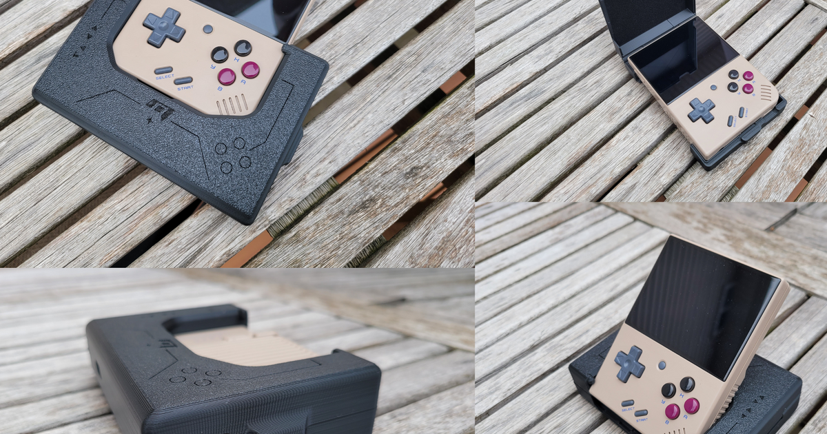 Miyoo Mini PLUS GripCase by Joshua C, Download free STL model