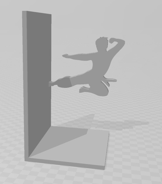 Bruce Air kick Bookend