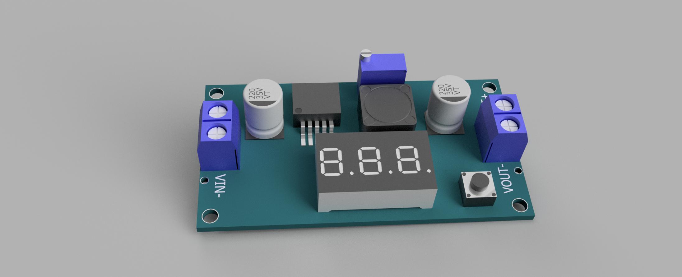 DC>DC Buck Converter Dummy by LxL3D Download free STL model