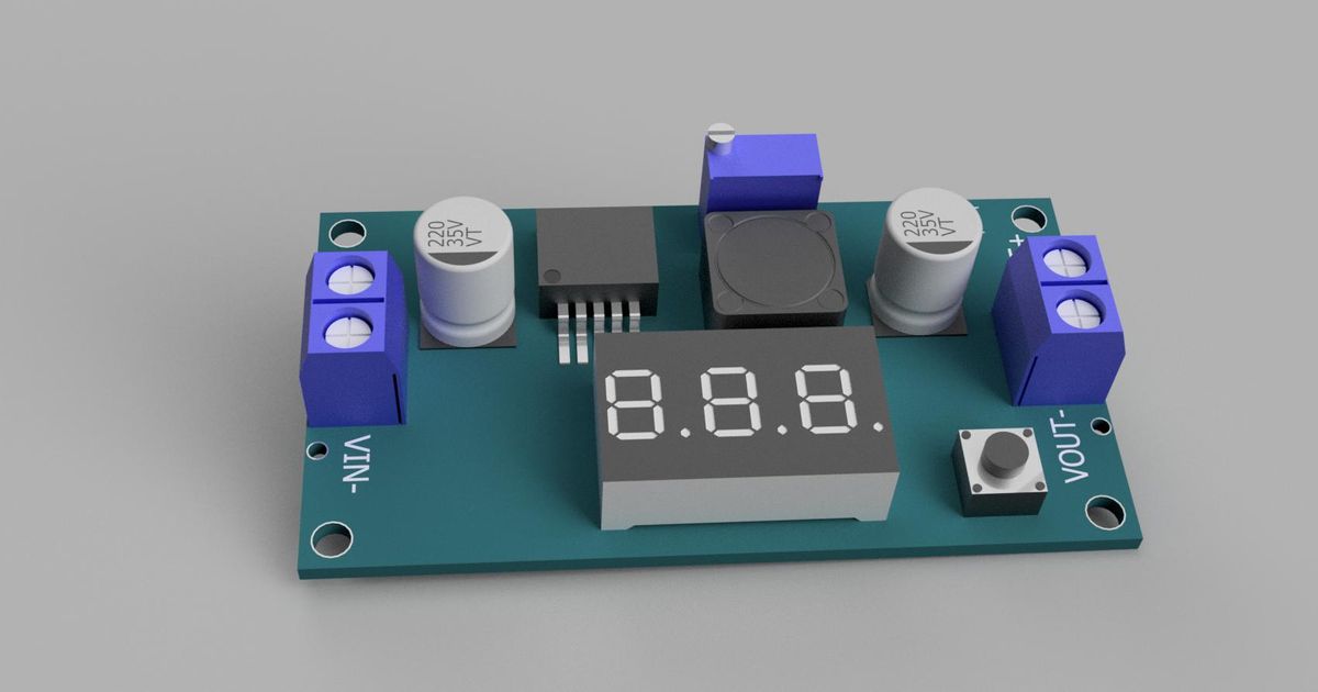 Dc Dc Buck Converter Dummy By Lxl D Download Free Stl Model