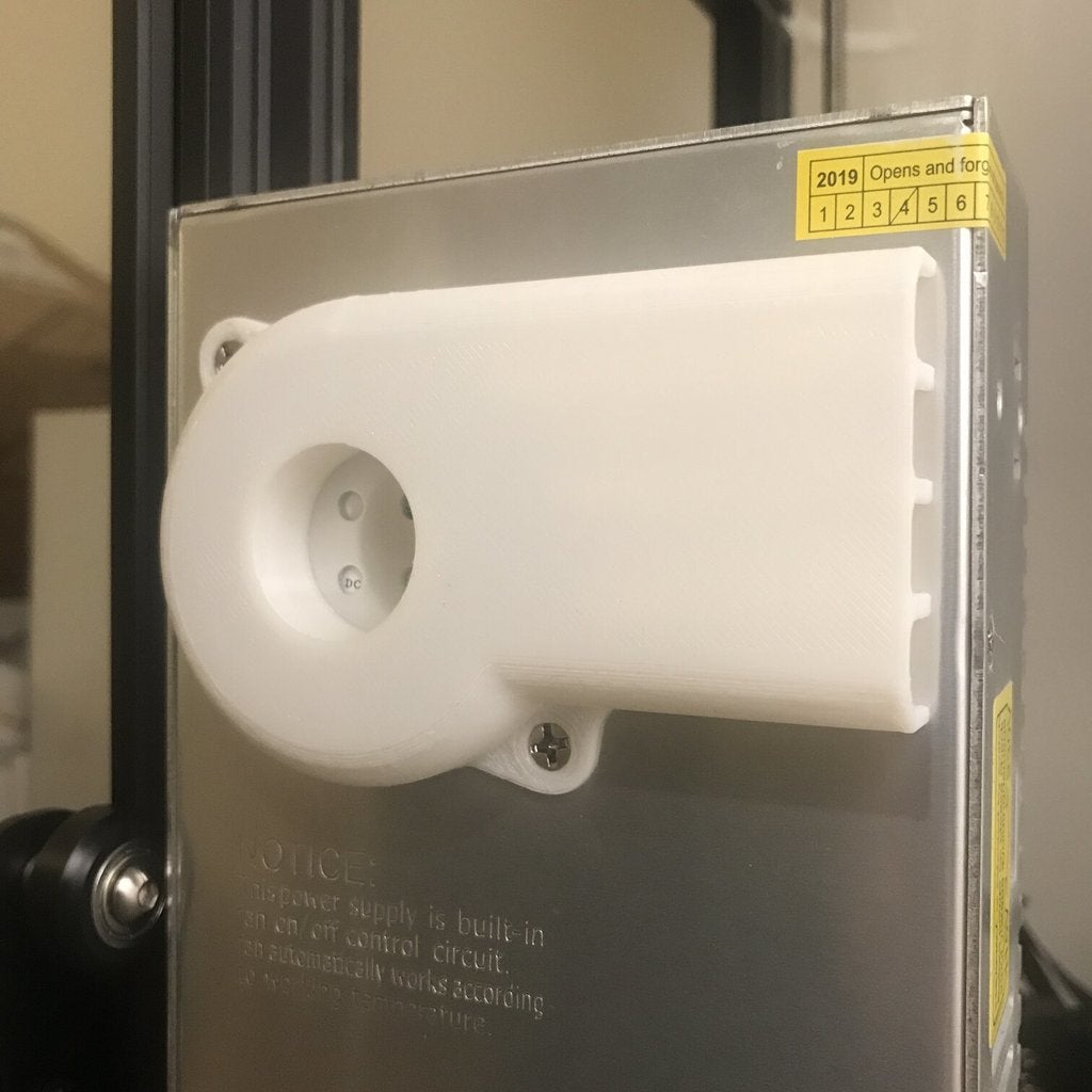 Power Supply (PSU) fan silencer (Ender 3)