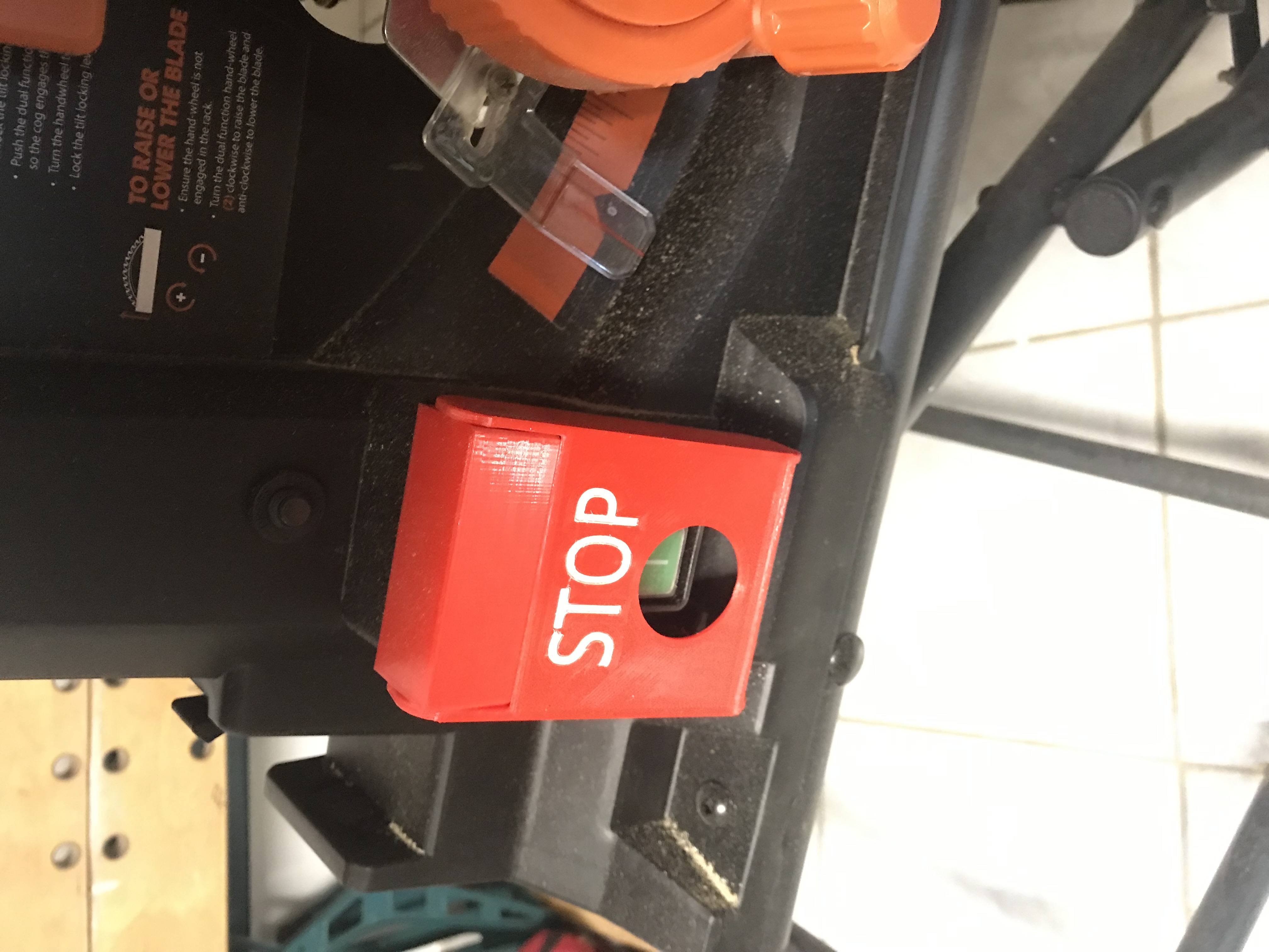 Emergency switch Evolution Power Tools 057-0003 Rage 5-S