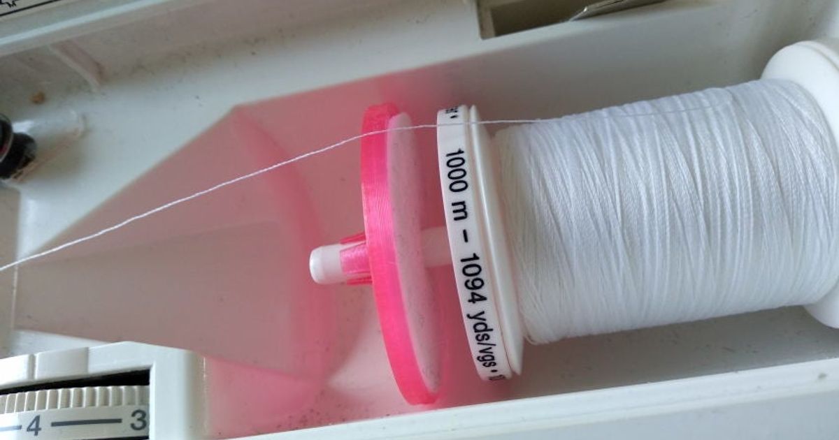 Large Thread Spool Cap Janome by iLikeDarbo Download free STL model