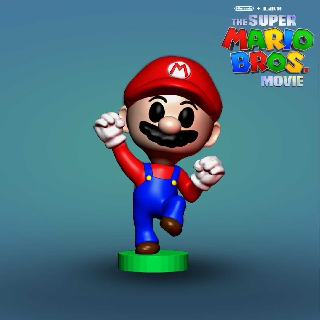 SUPER MARIO DOUBLE BIT: MARIO by Blenkhorn | Download free STL model ...