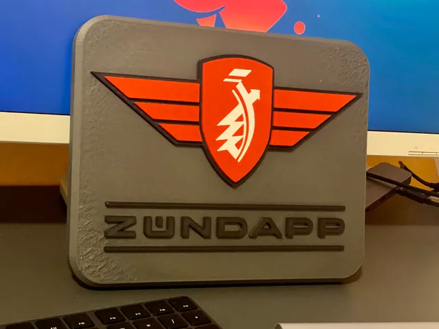 Zündapp Logo Sign (Zundapp Zuendapp)