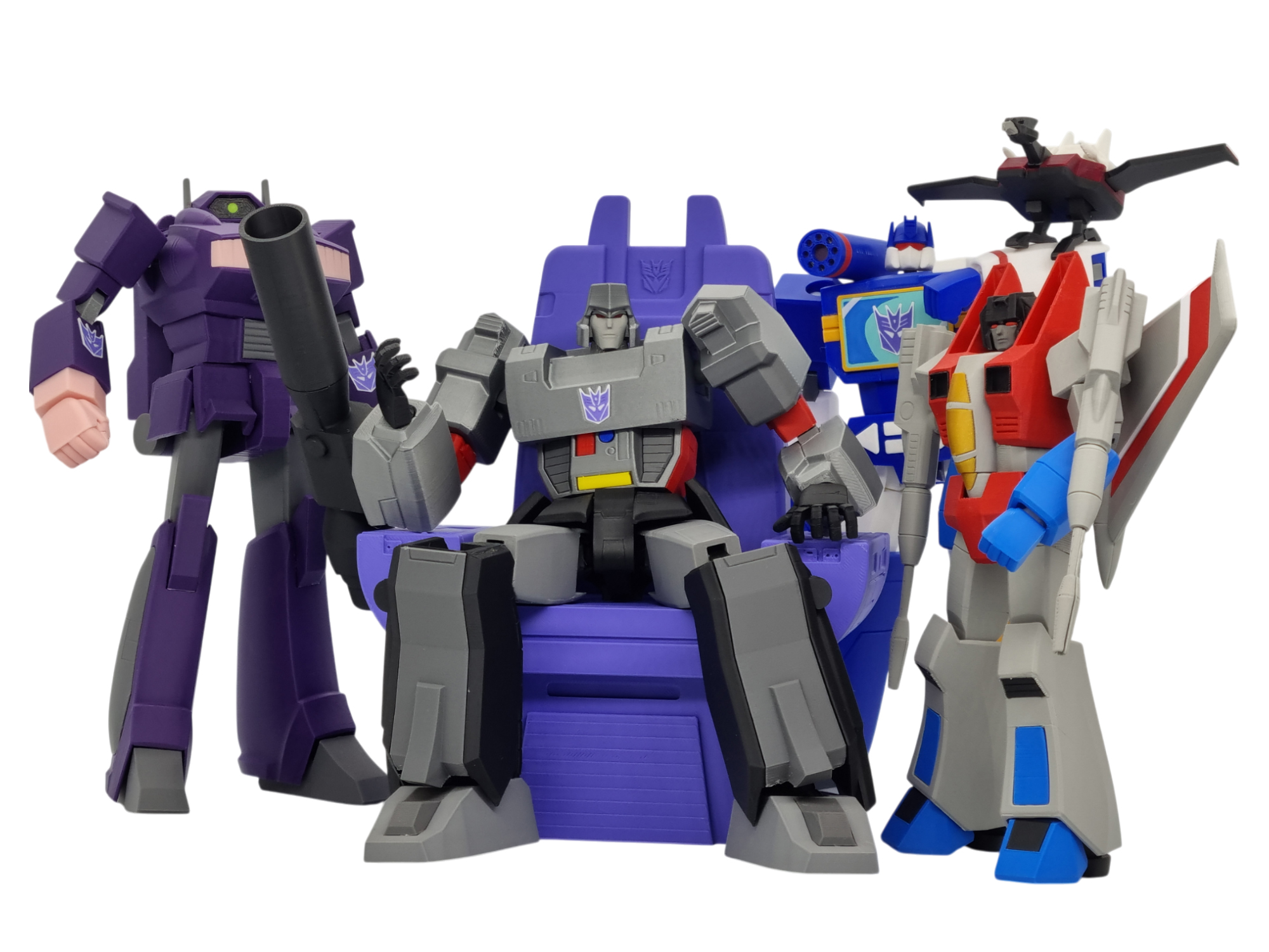 Miniatura 8 do modelo 3D Transformers Devastation MEGATRON Figure V2