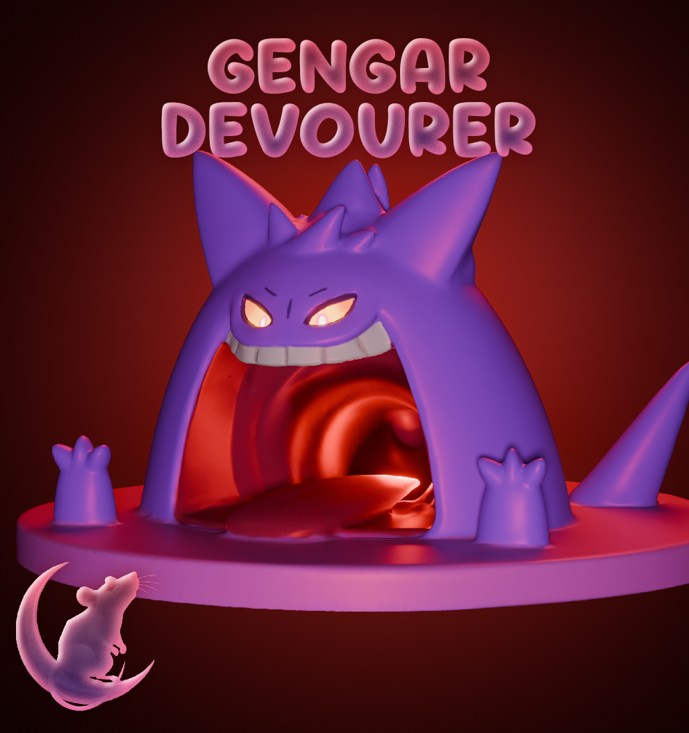 Devourer Gengar Figure Lamp Desk