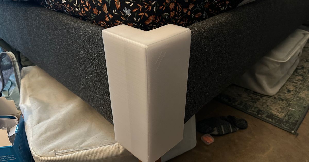 Bed Frame Corner Protector by devilryascended Download free STL model