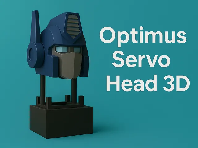 Optimus Servo Head 3D