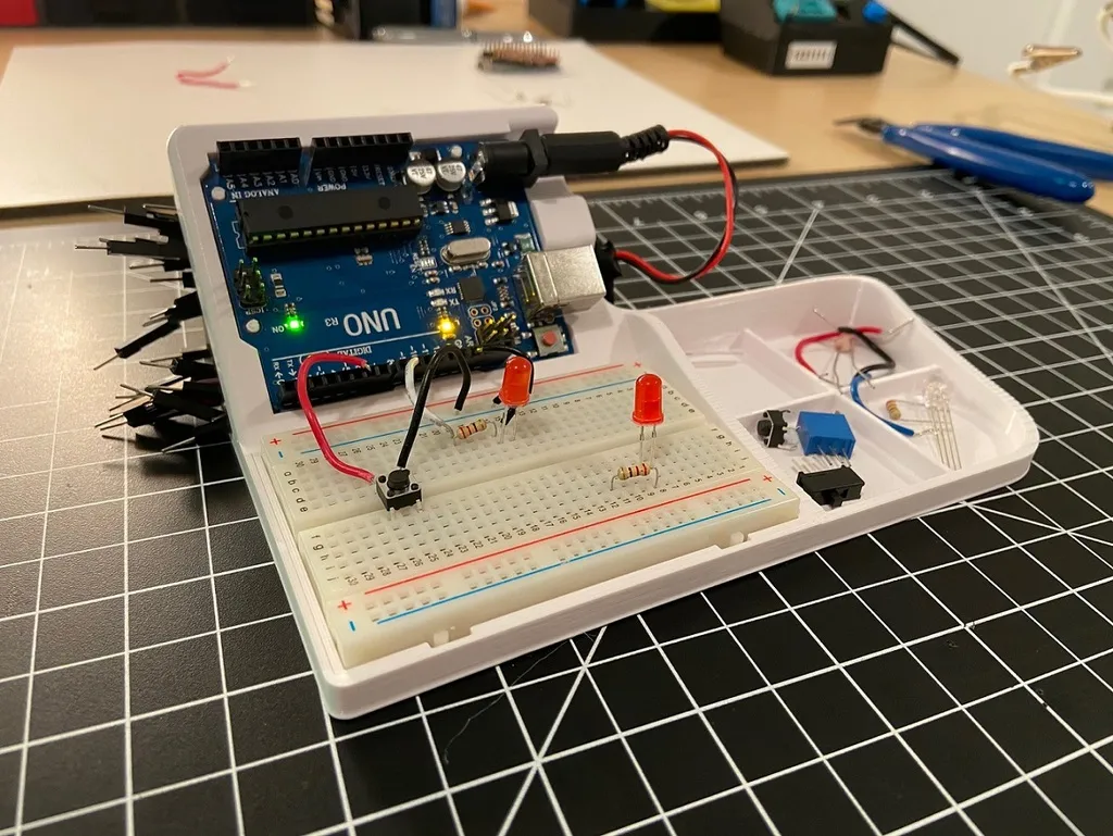 Arduino and Breadboard Holder