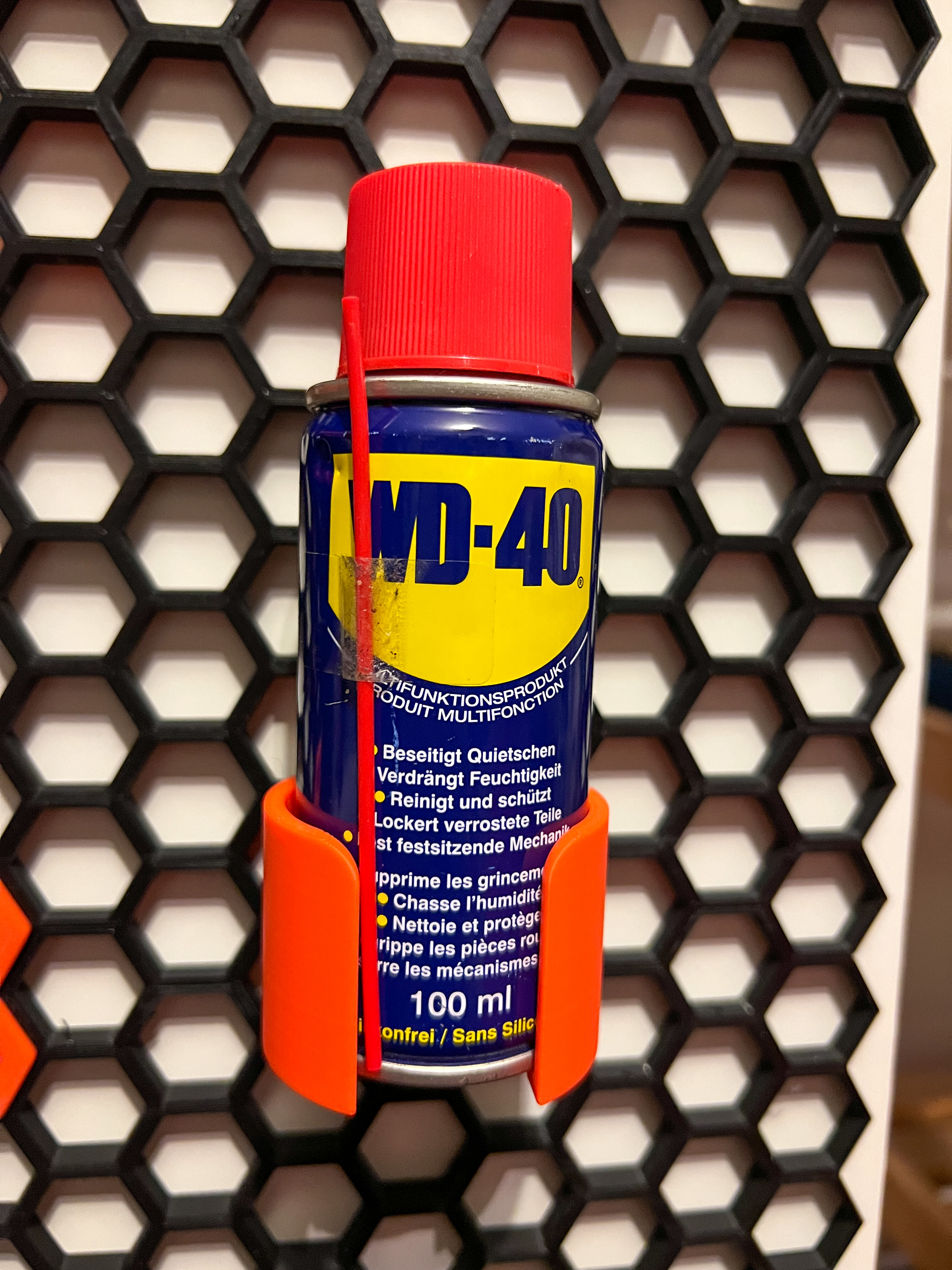 WD40 Holder for Honeycomb Storage Wall