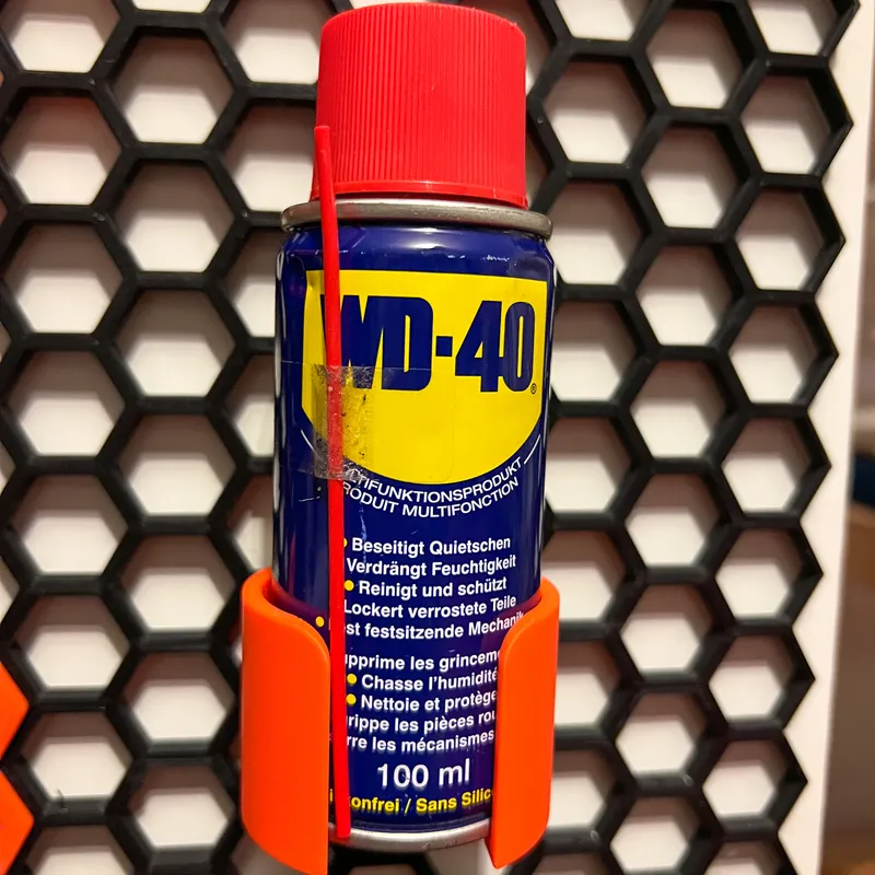 WD40 Holder for Honeycomb Storage Wall by FeelgoodFactory, Download free  STL model