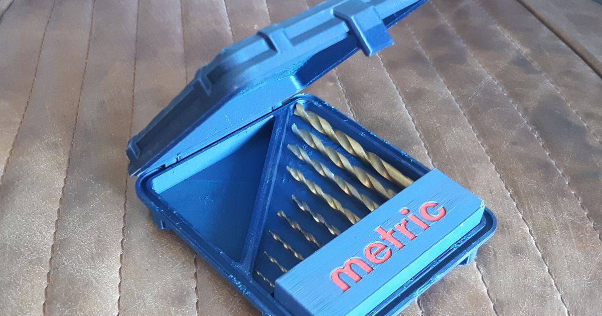 Metric Drill Bit Holder 16mm by mobiobi Download free STL model