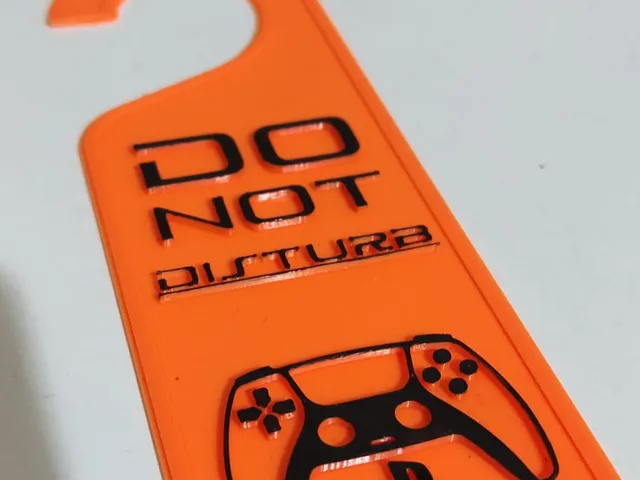 Don't Disturb Sign for Gamers