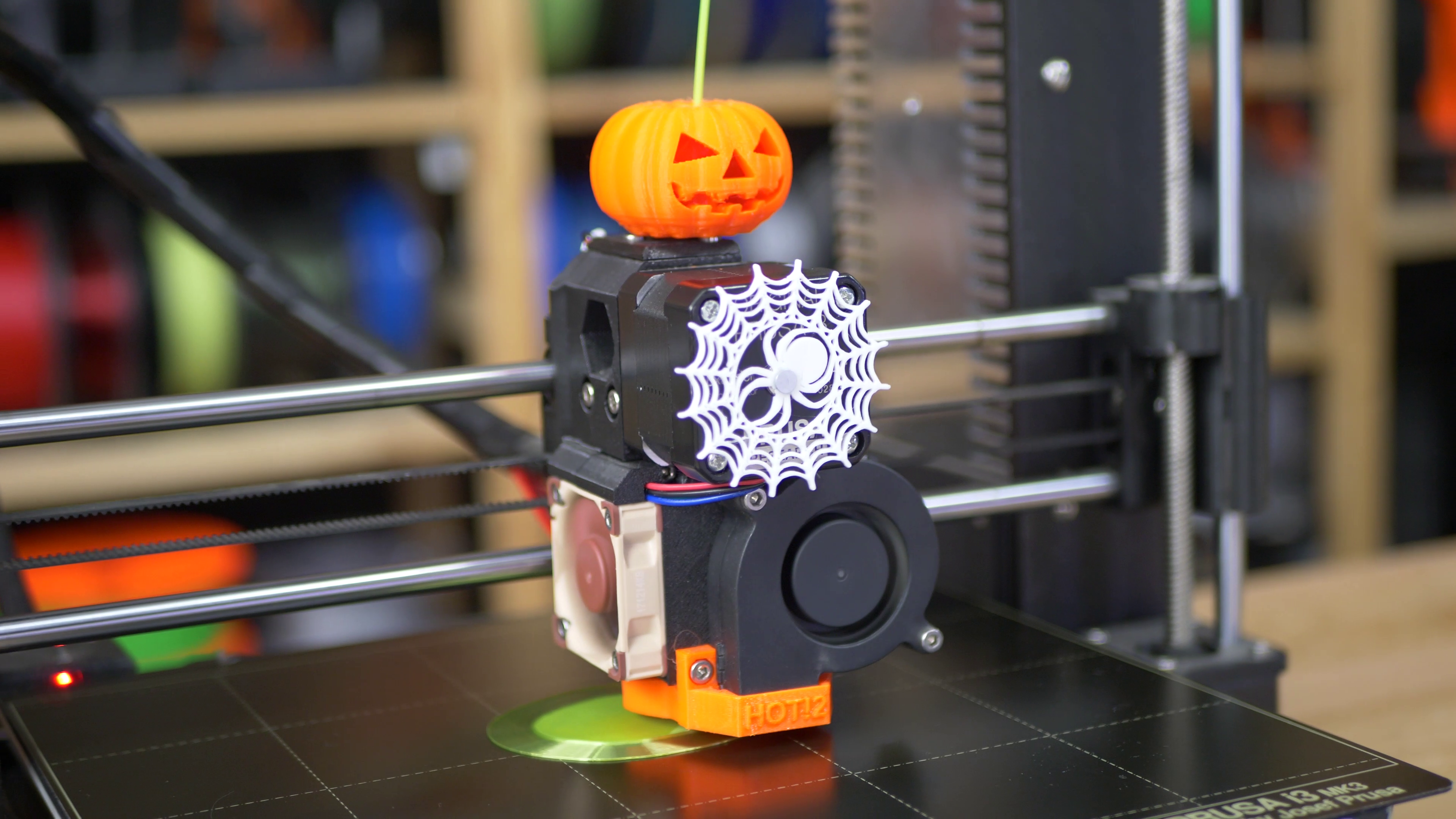 Pumpkin filament cleaner