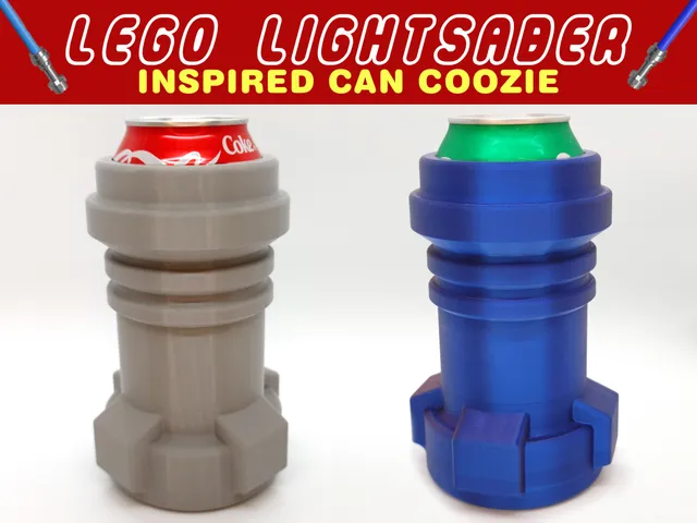 LEGO Lightsaber inspired Can Coozie