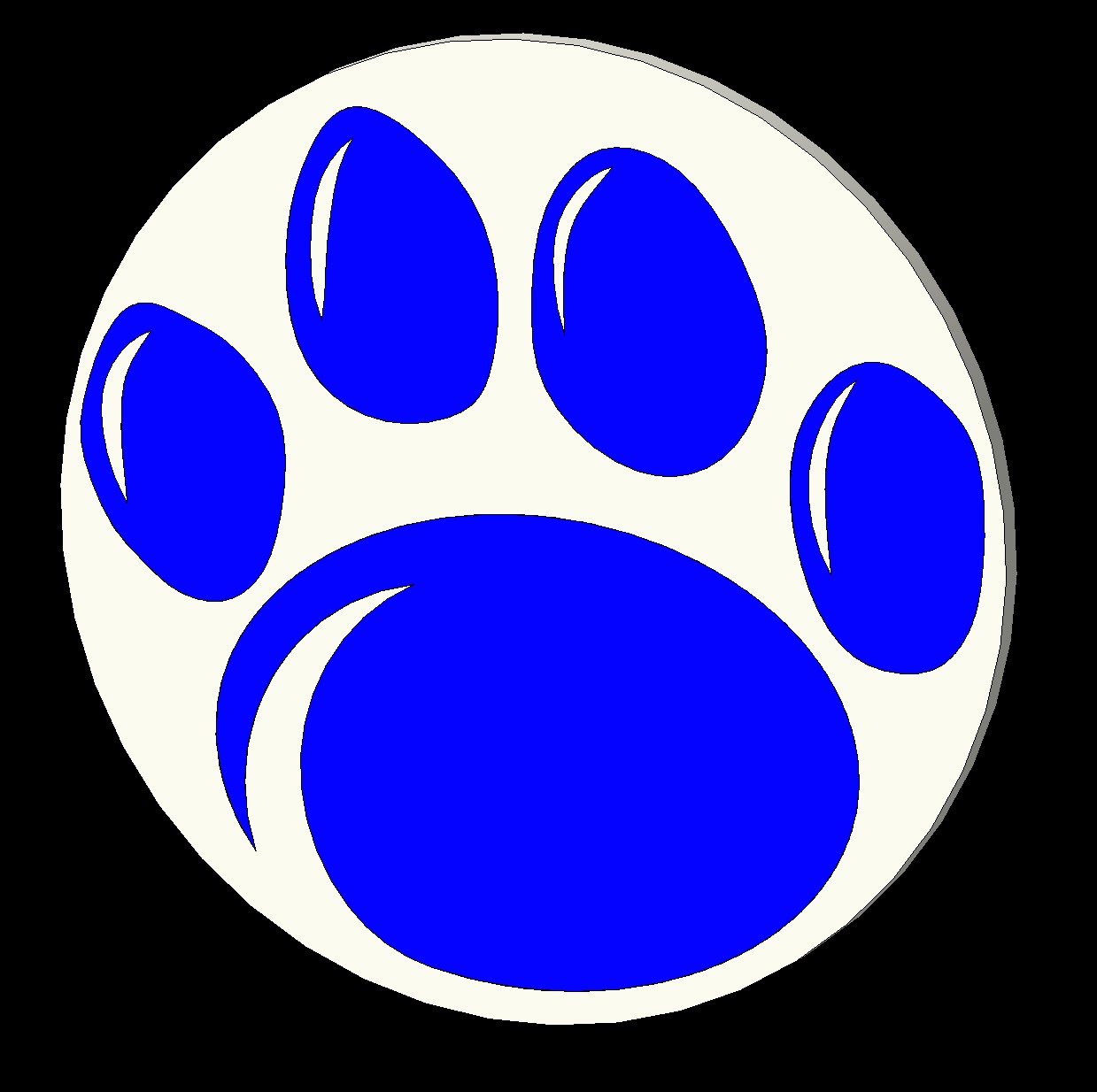Penn State Paw Print by ed | Download free STL model | Printables.com