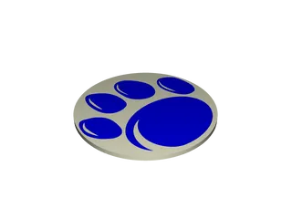 Penn State Paw Print by ed | Download free STL model | Printables.com