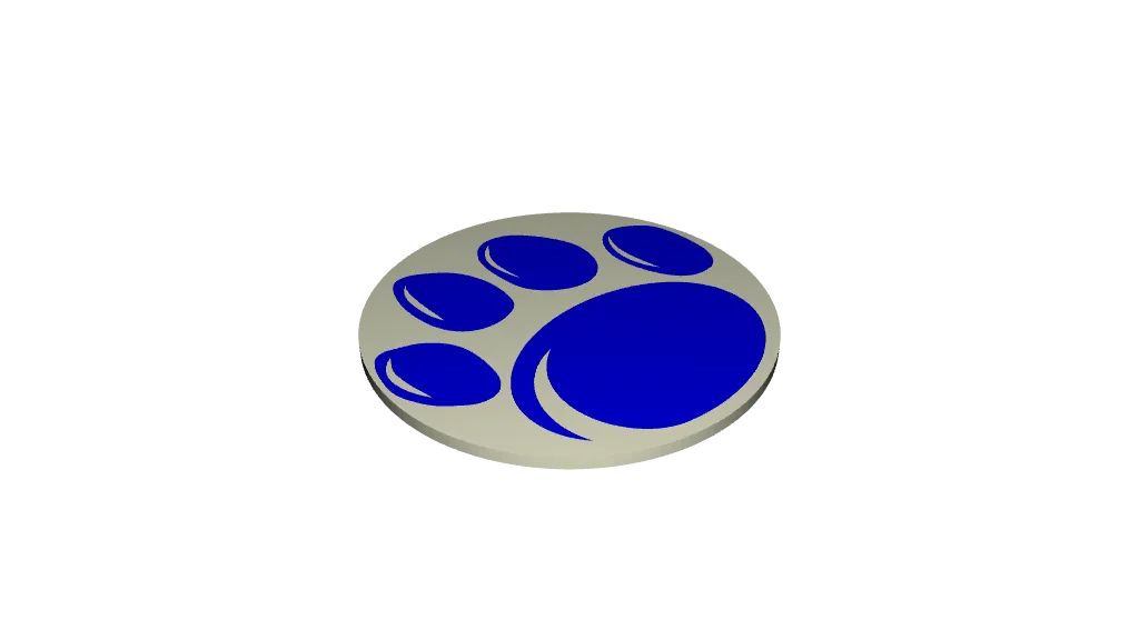 Penn State Paw Print by ed | Download free STL model | Printables.com