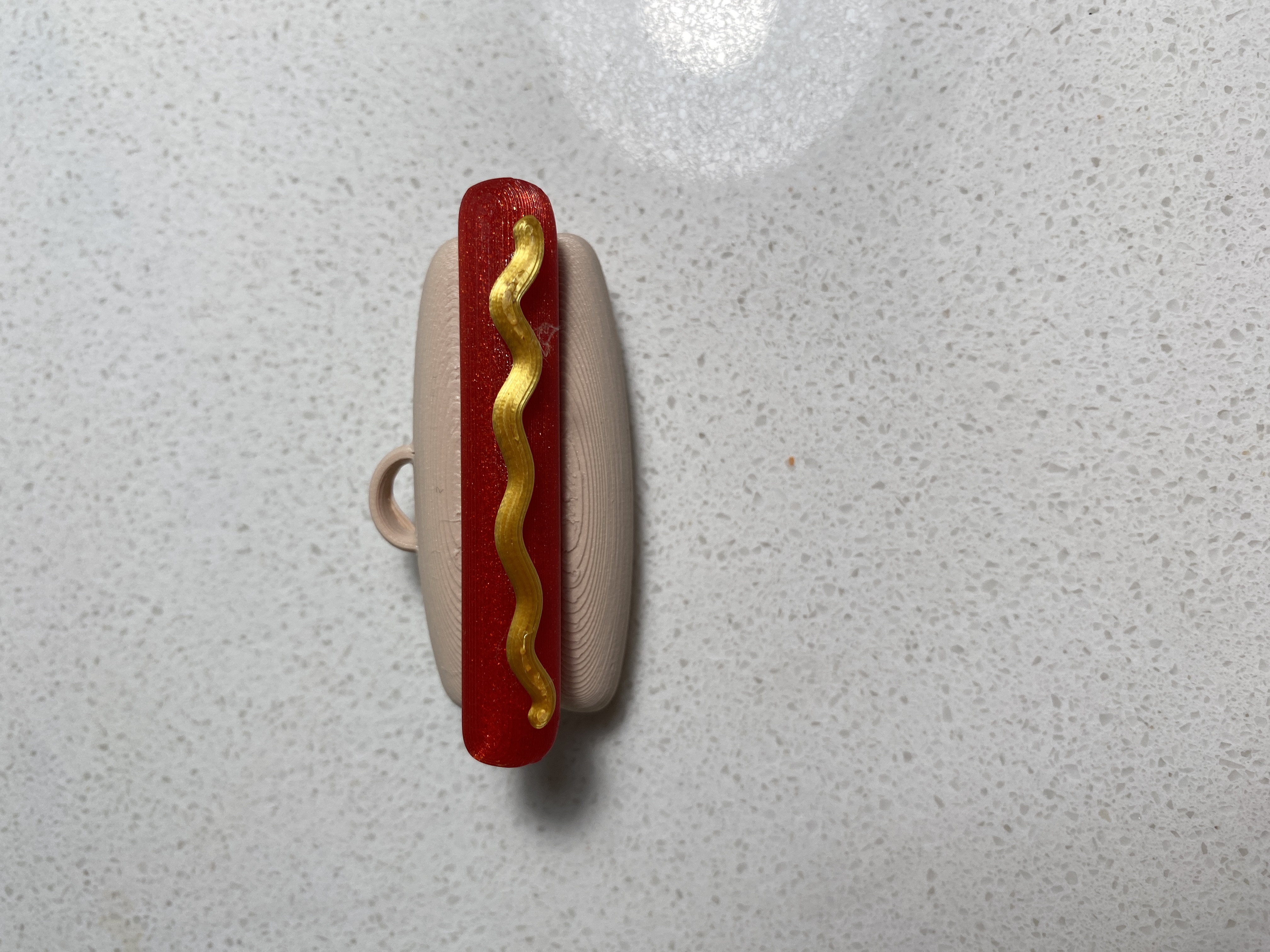 Hot Dog Pet ID Tag