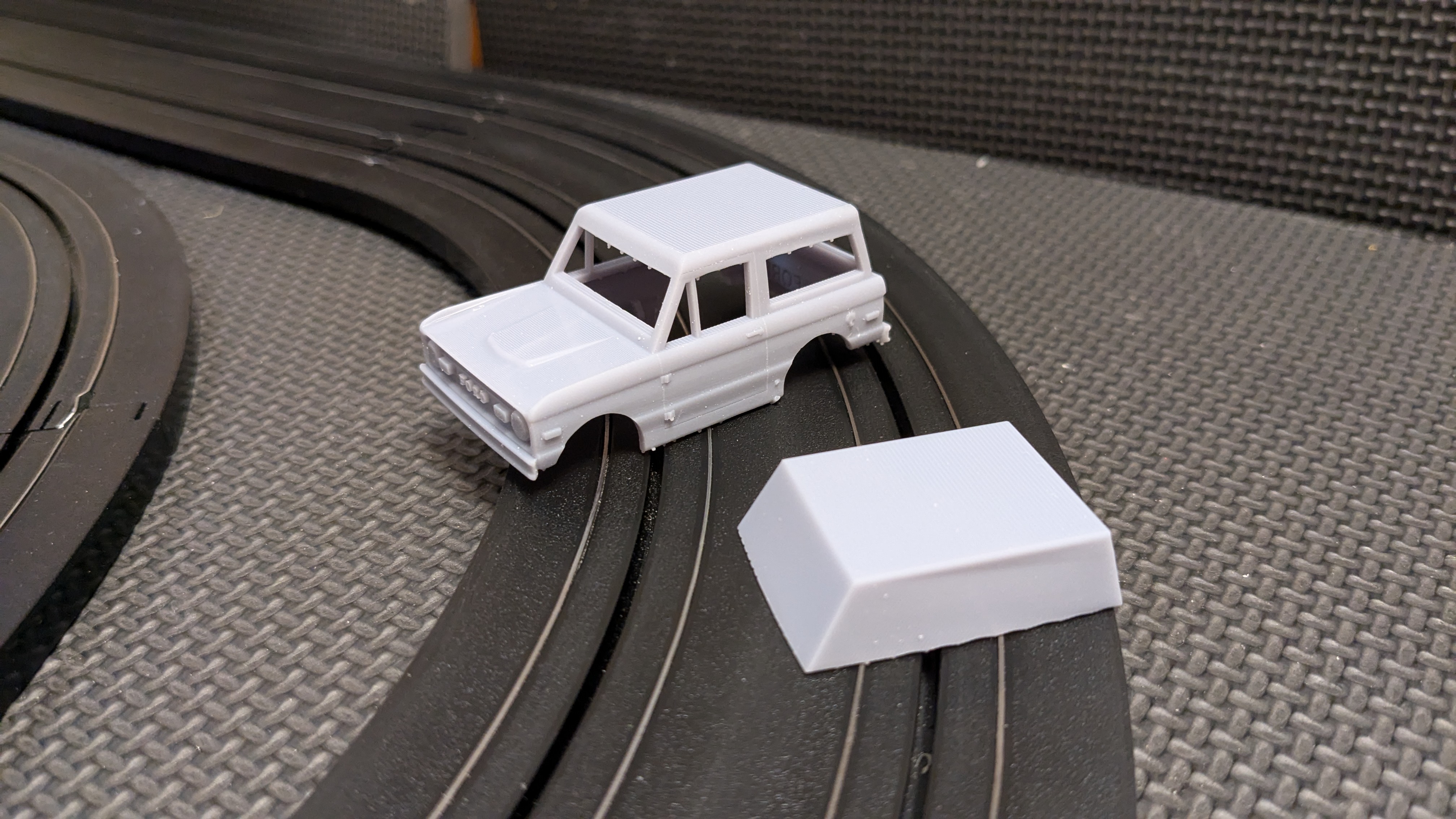 1970s Ford Bronco 1/64th slot car body