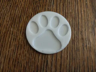 Paw Print Straw Toppers