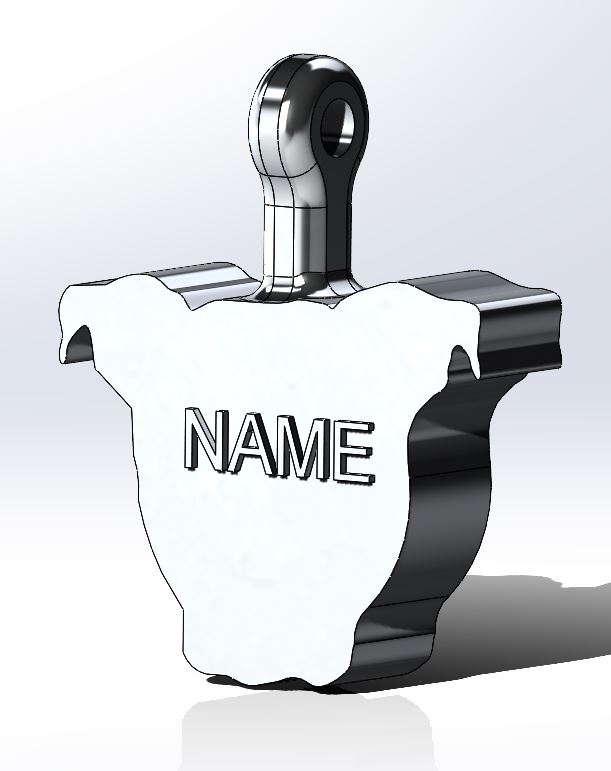 Customizable Pit Bull Dog Tag by Owen Larmour Download free STL model