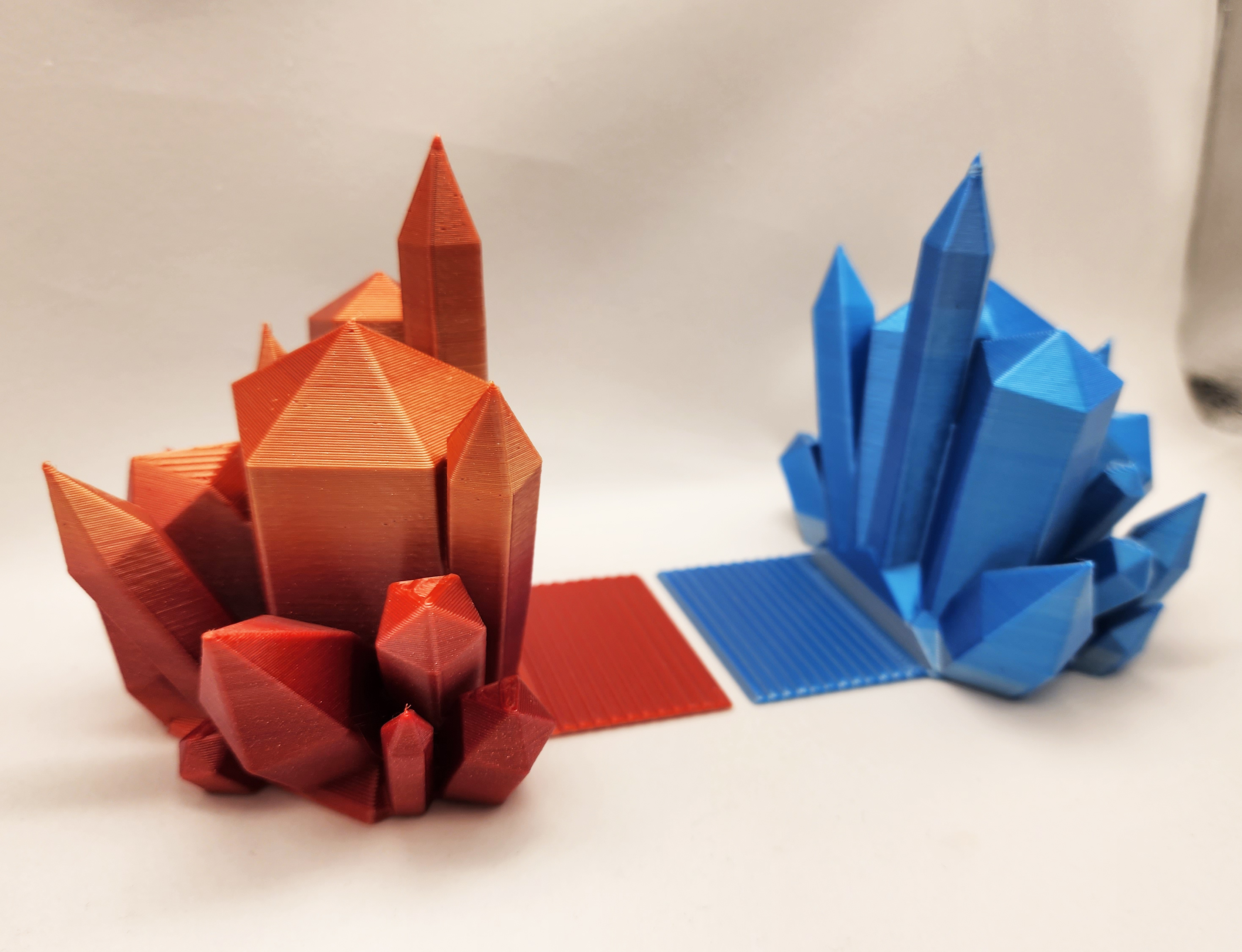 Miniatura 2 do modelo 3D ⧋ Crystal Cluster Bookends ⧋
