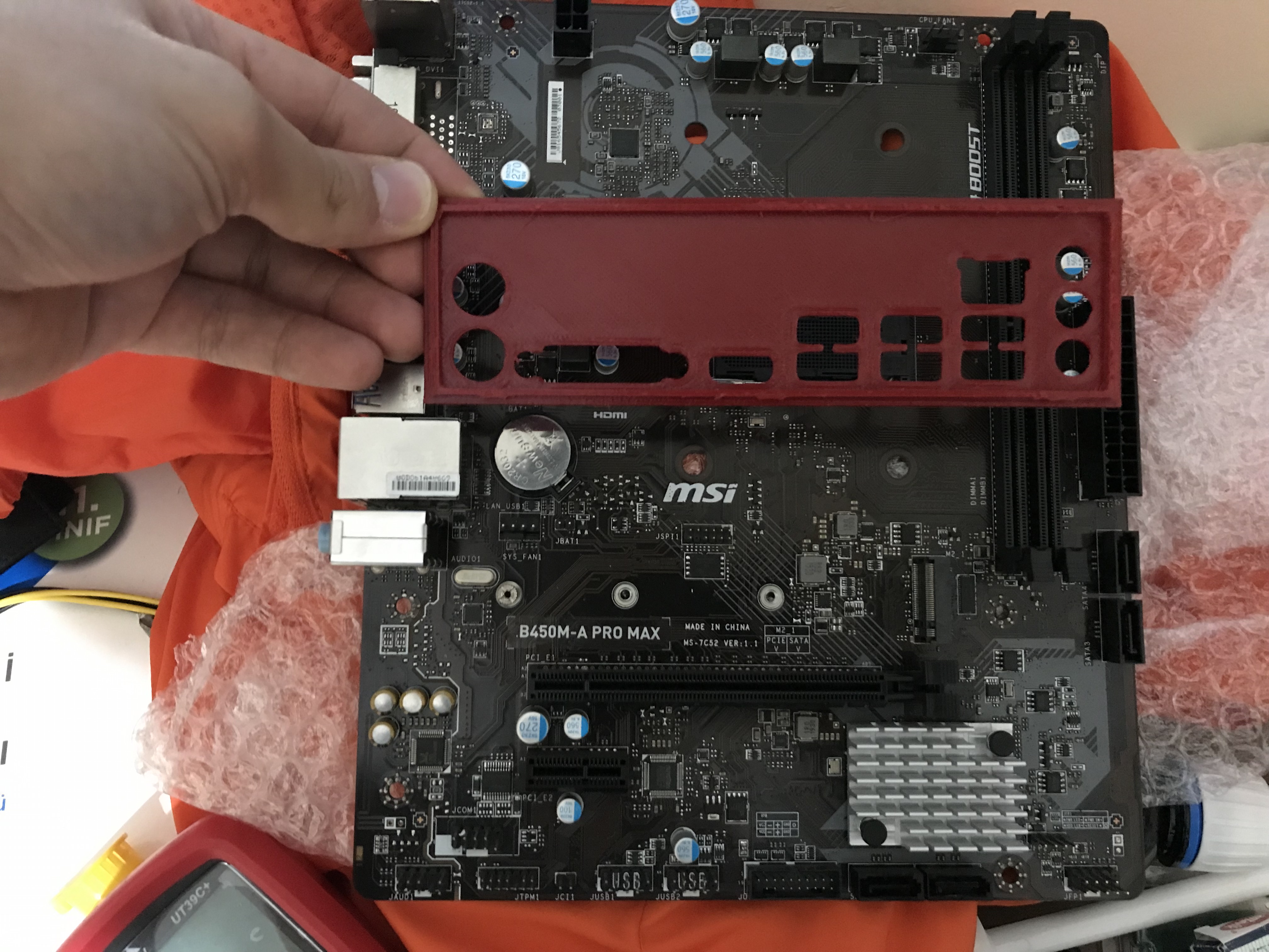 MSI B450M-A [A320M-A] PRO MAX IO SHIELD