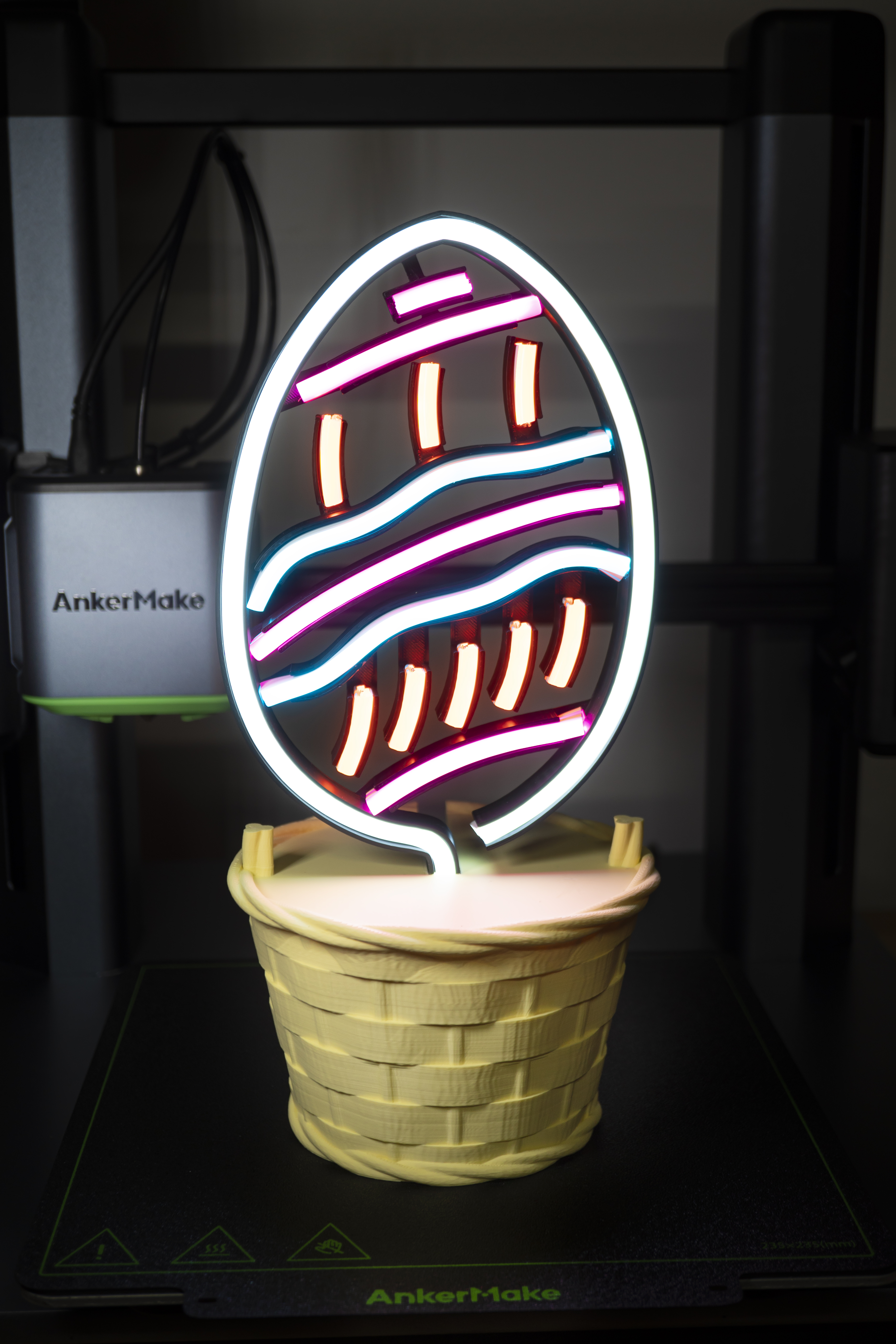 Easter Basket Neon Sign Base