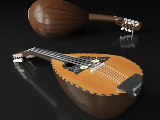 Mandolin by Books | Download free STL model | Printables.com