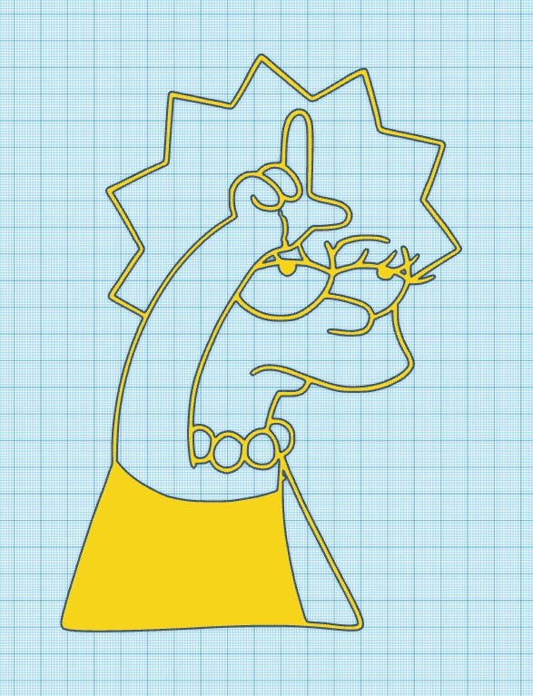 LISA SIMPSON LOOSER WALL ART by Ogama Industries Download free LISA SIMPSON LOOSER WALL ART by Ogama Industries Download free