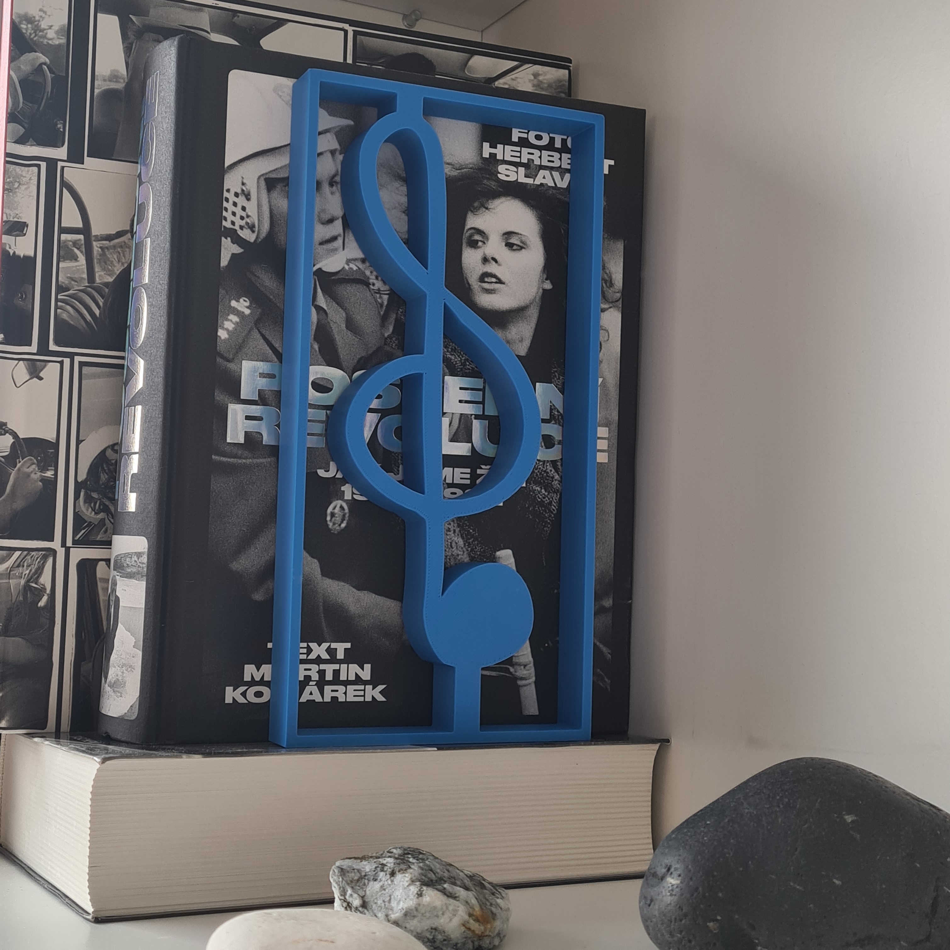 Music Note Bookend by Adam Bajgar Download free STL model