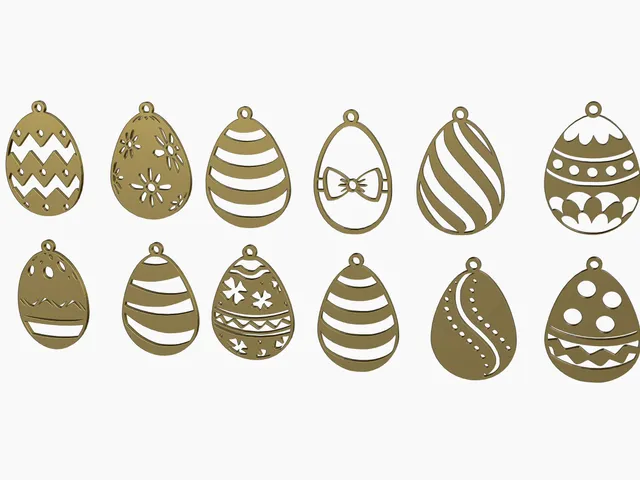 Easter egg earrings