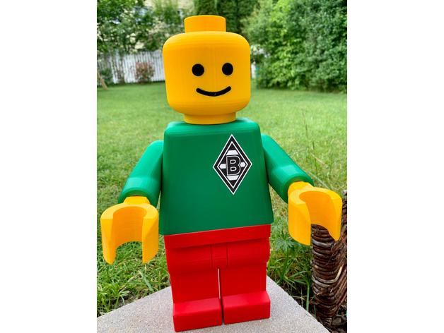 Lego-Torso with Borussia-Logo on chest - (multicolour-printing!)
