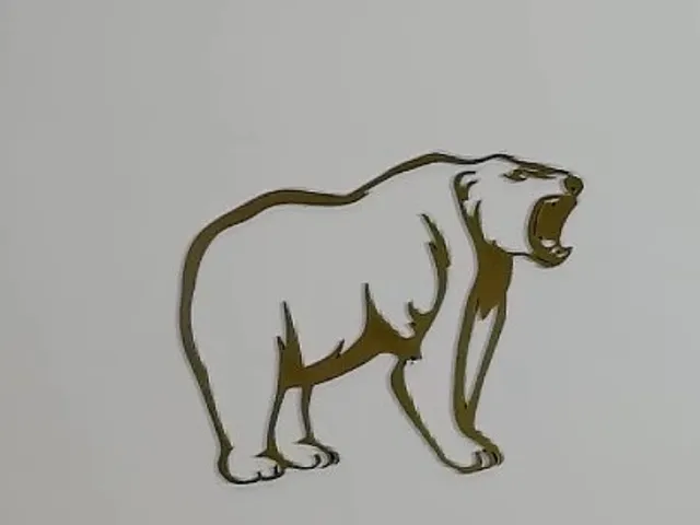 Grizzly bear 2D Wall Art