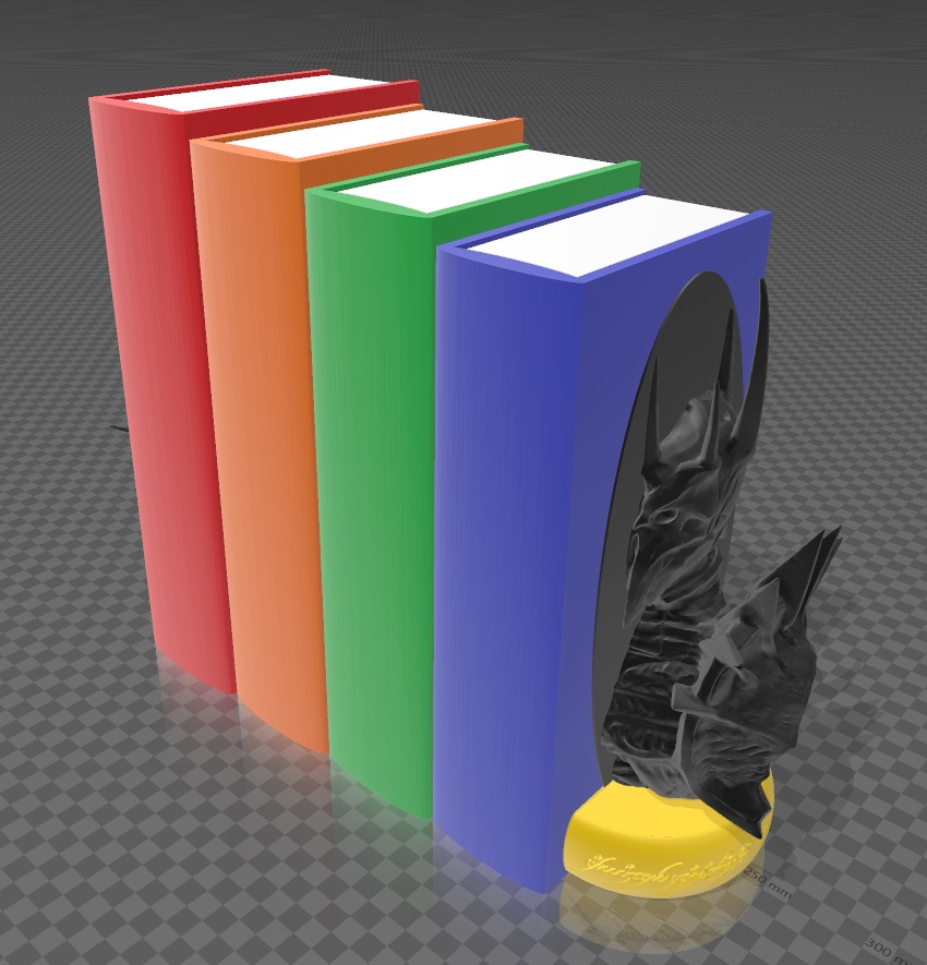 Miniatura 4 do modelo 3D Sauron Bust Bookend