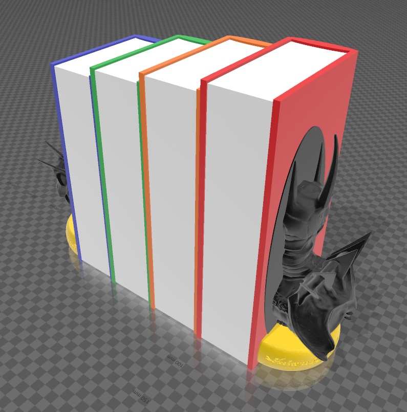 Miniatura 6 do modelo 3D Sauron Bust Bookend