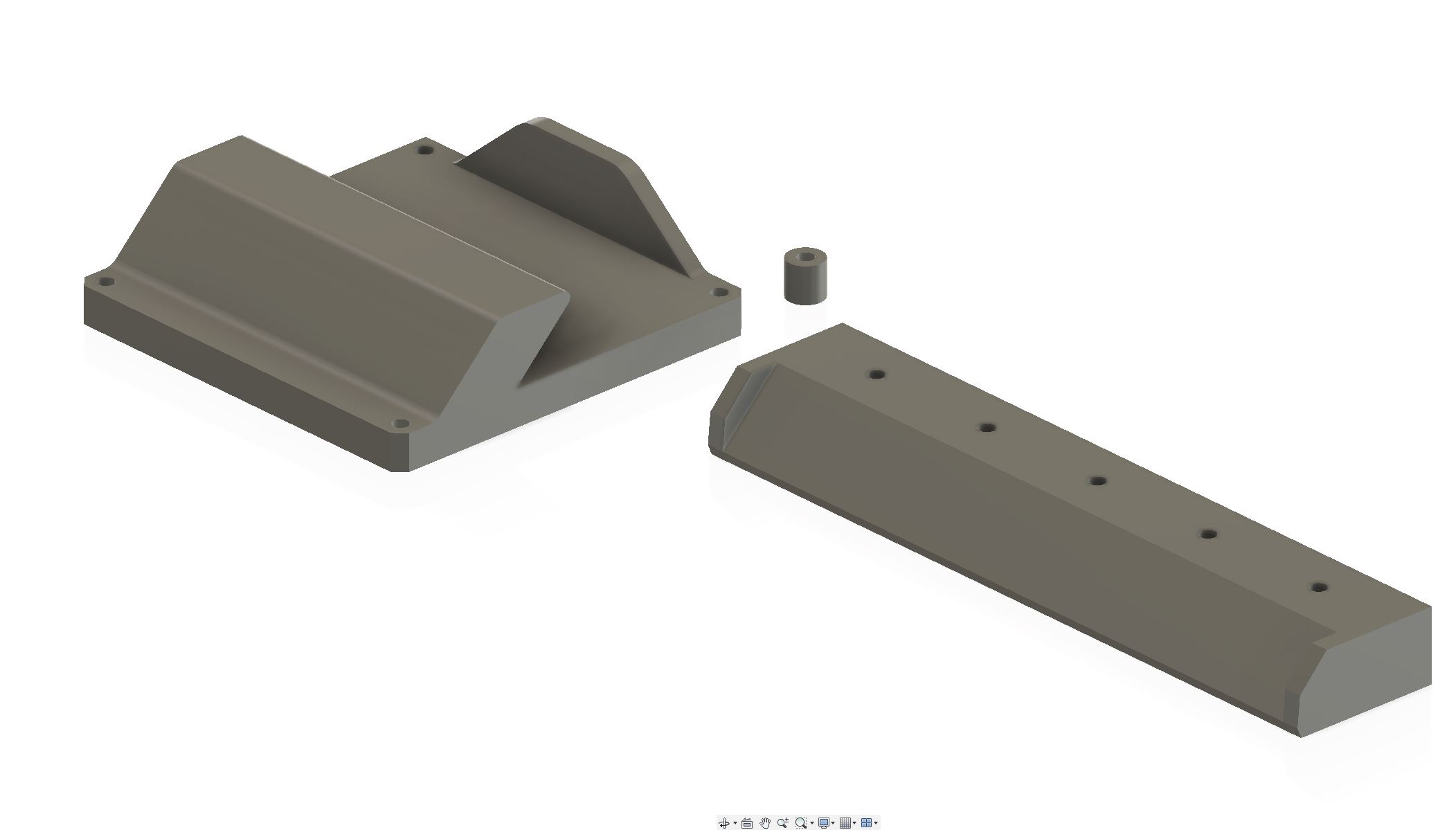 VESA 100x100 Low Profile French Cleat Wall Mount by Morris Lazootin