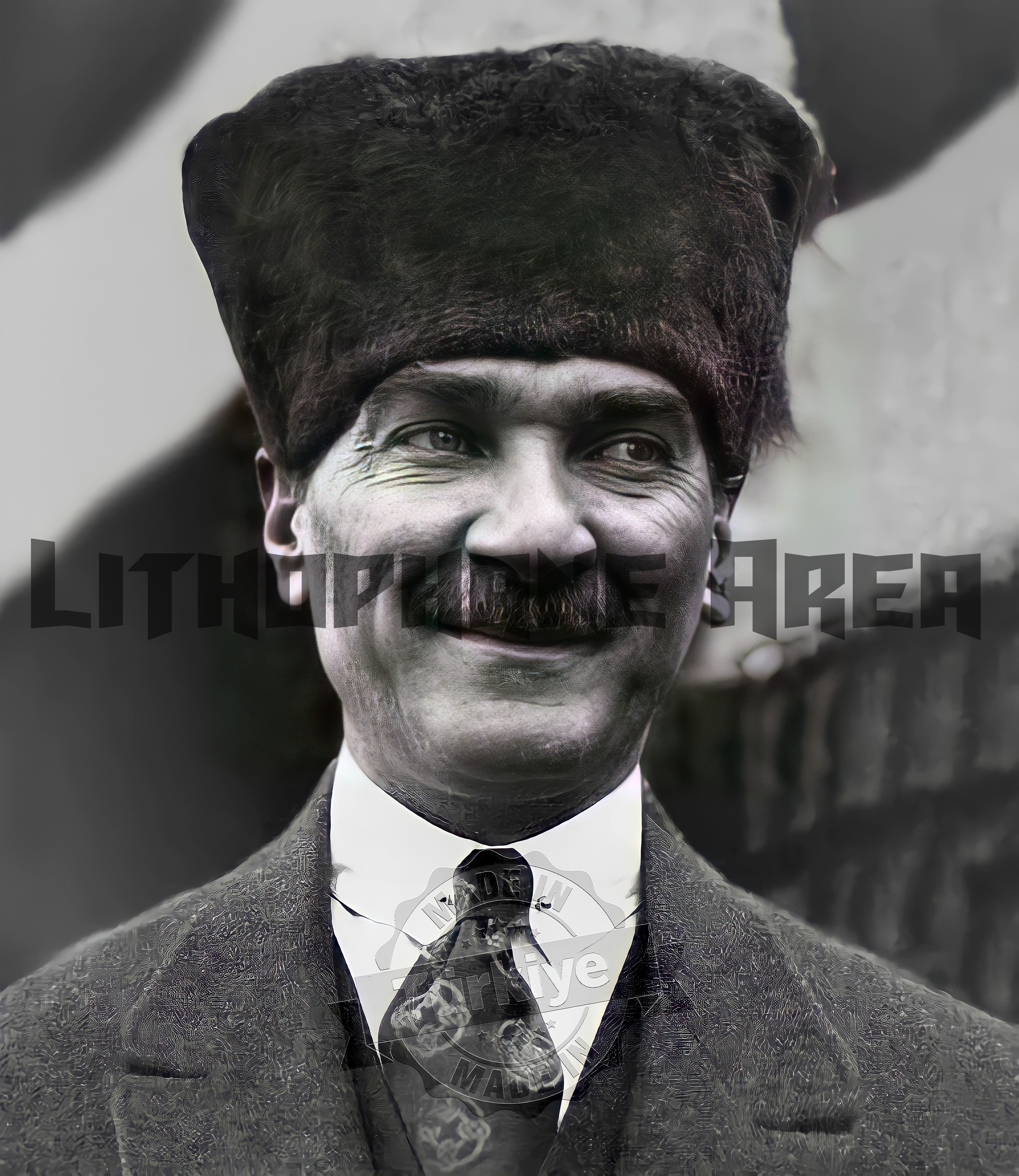 Mustafa Kemal Atatürk Lithophane