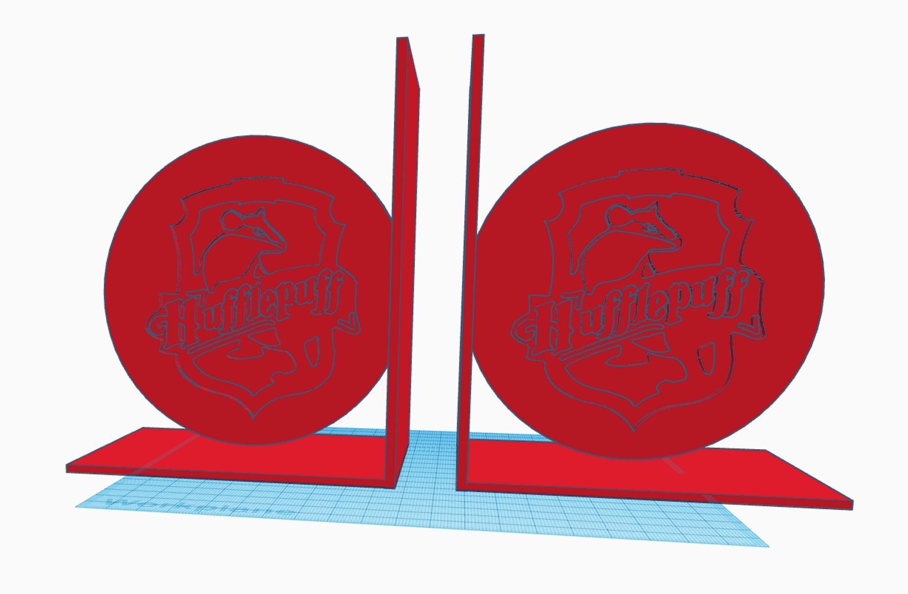 Harry potter bookends house shields by Lordfenra | Download free STL