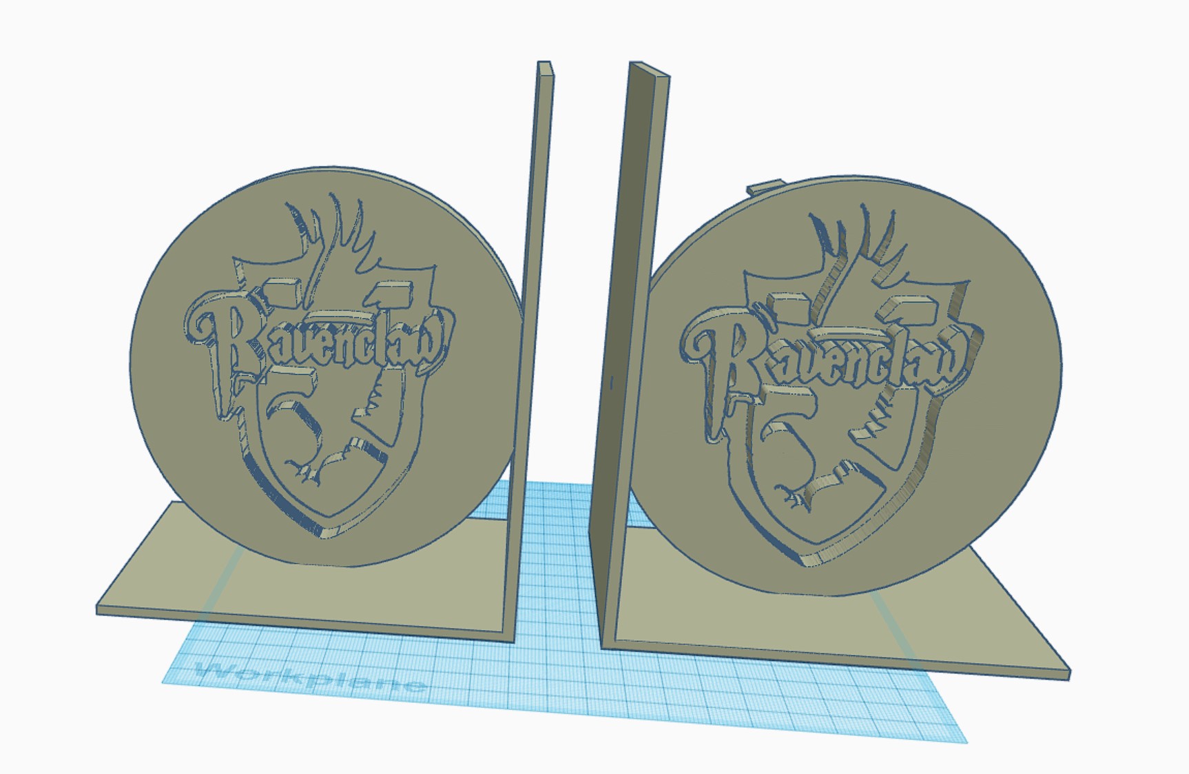 Harry potter bookends house shields by Lordfenra Download free STL
